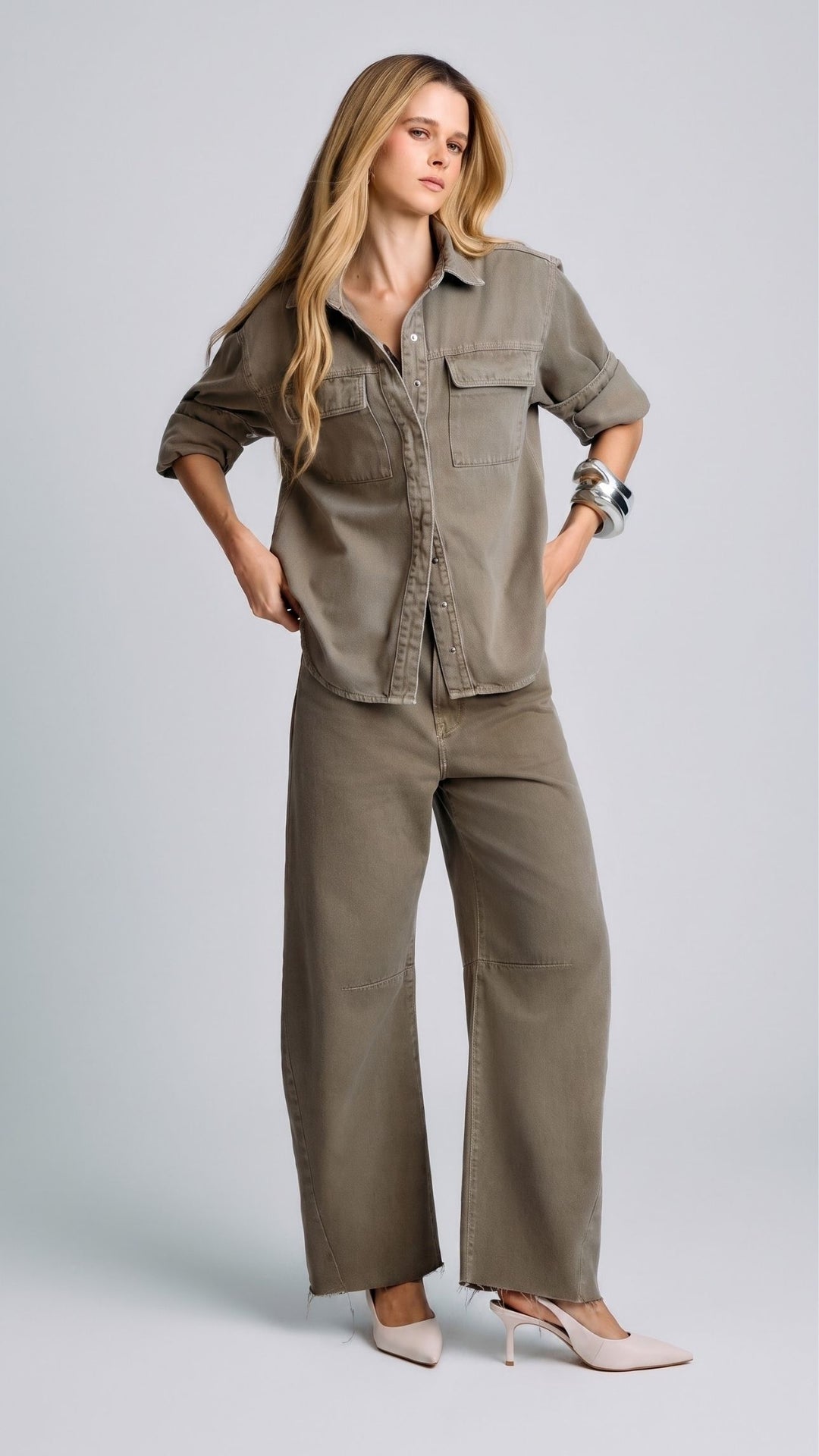 Calça Jeans Rob Verde Militar