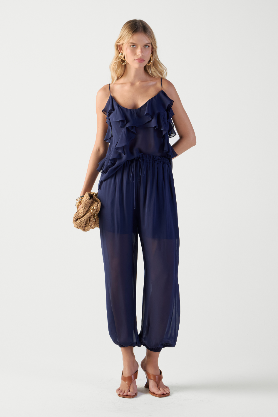 Calça Priscila Azul Profundo