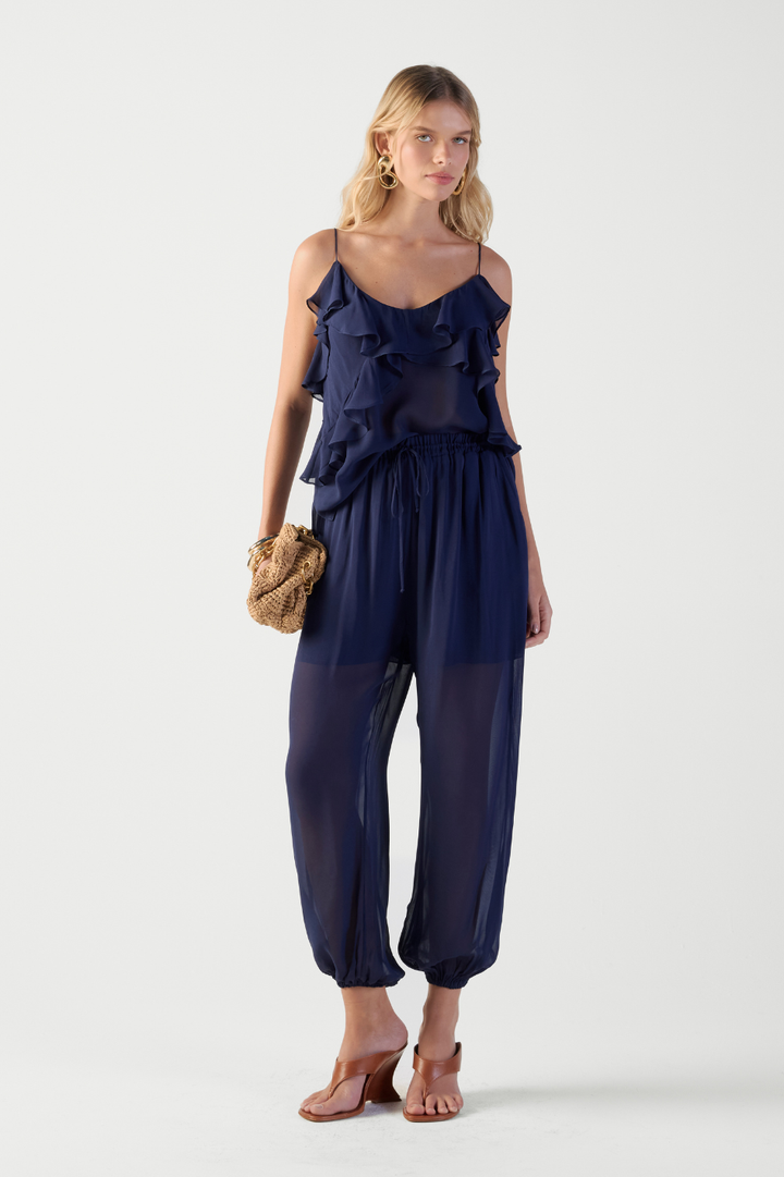 Calça Priscila Azul Profundo