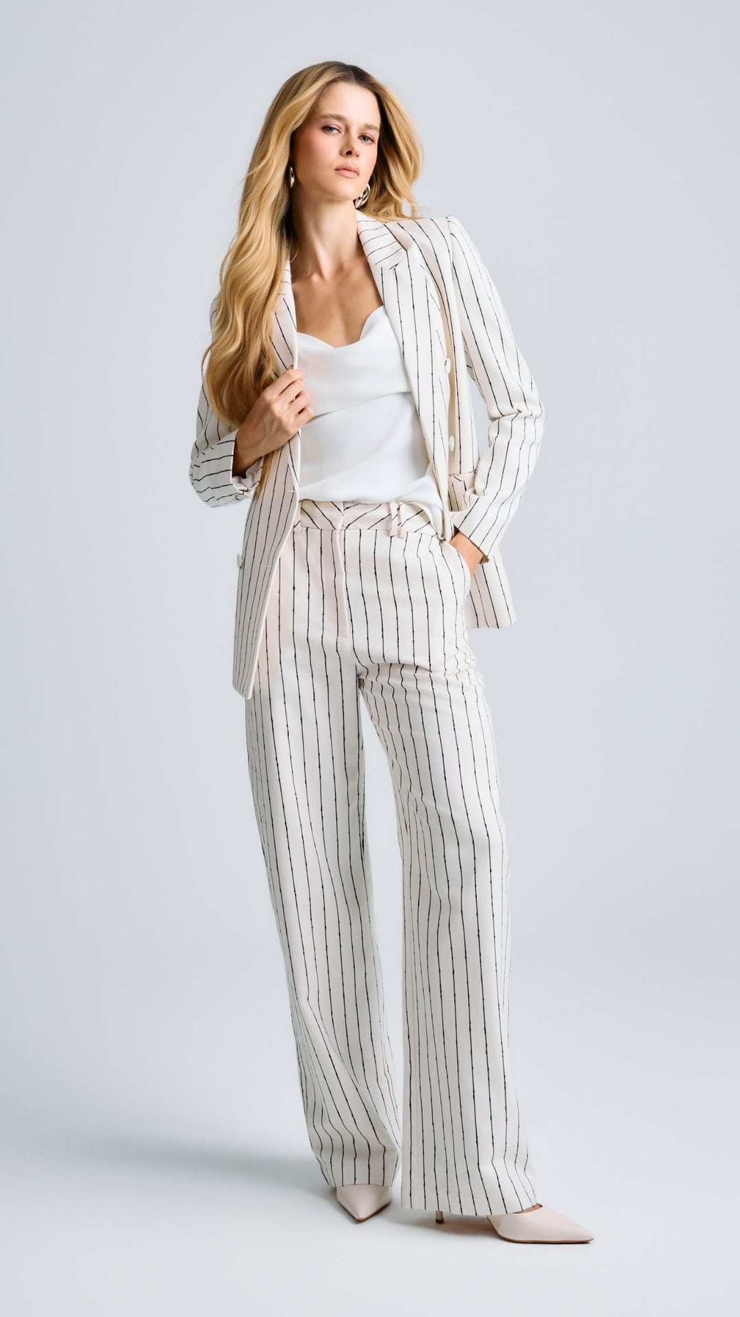 Calça de Alfaiataria Alice Off White