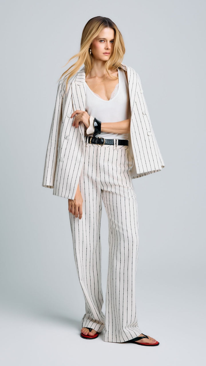 Calça de Alfaiataria Alice Off White