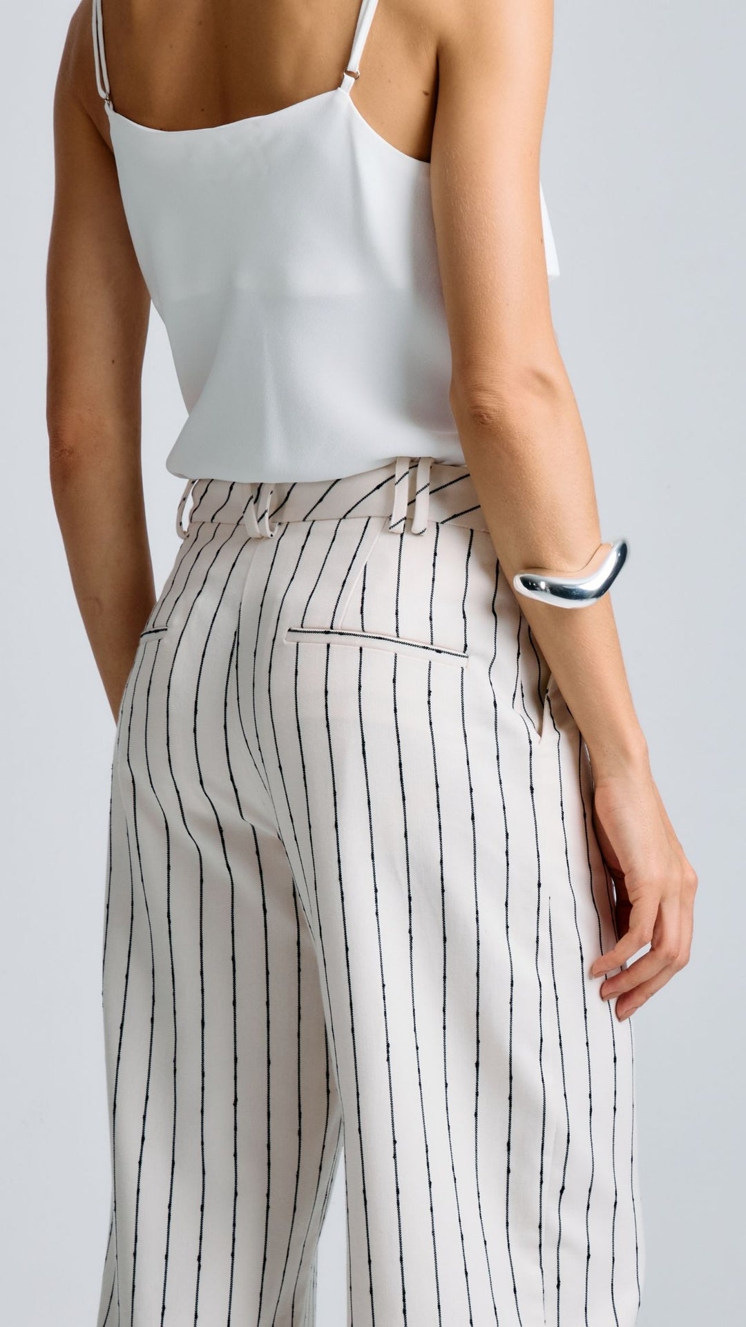 Calça de Alfaiataria Alice Off White
