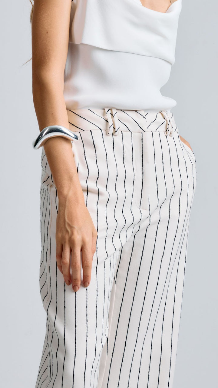 Calça de Alfaiataria Alice Off White