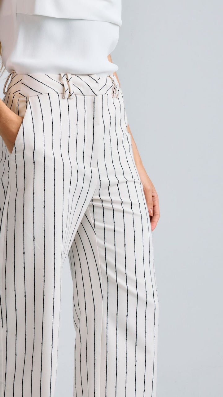 Calça de Alfaiataria Alice Off White