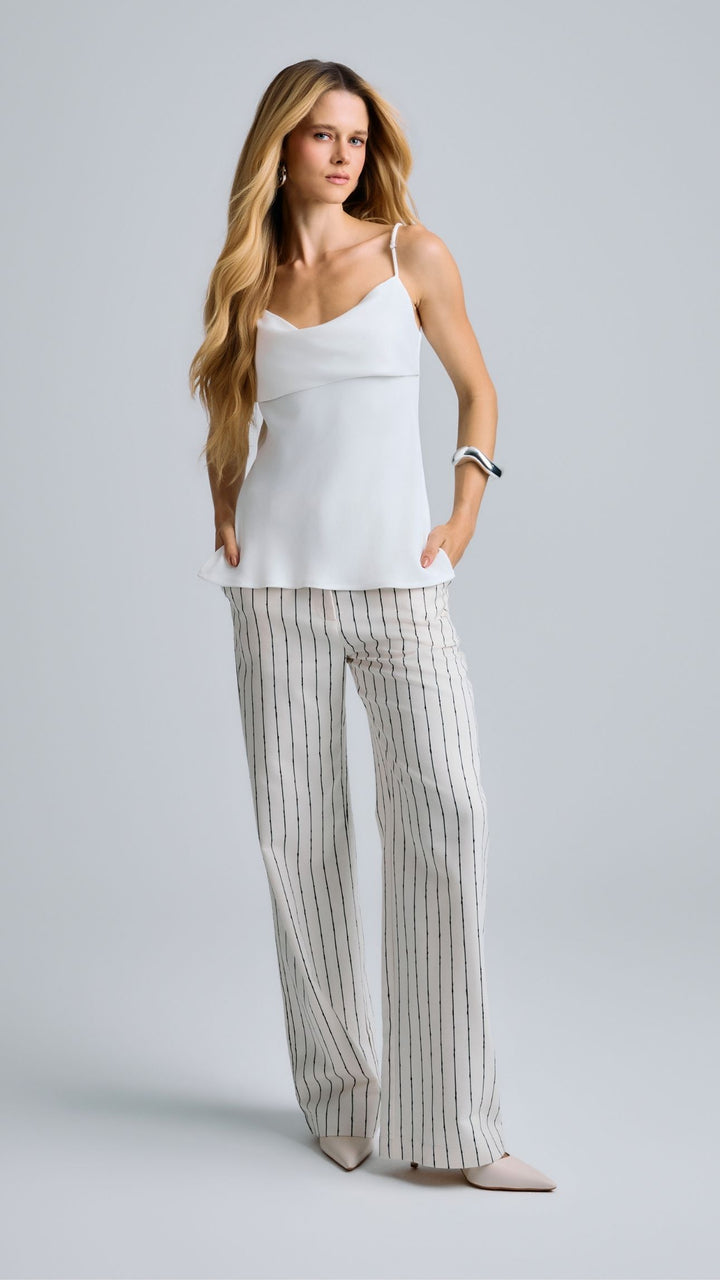 Calça de Alfaiataria Alice Off White