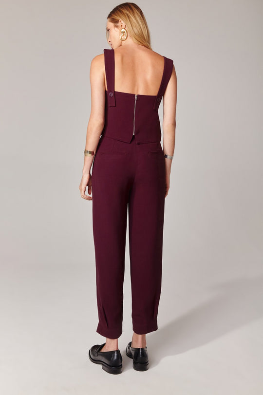 Calça de Alfaiataria Berinjela Olivia
