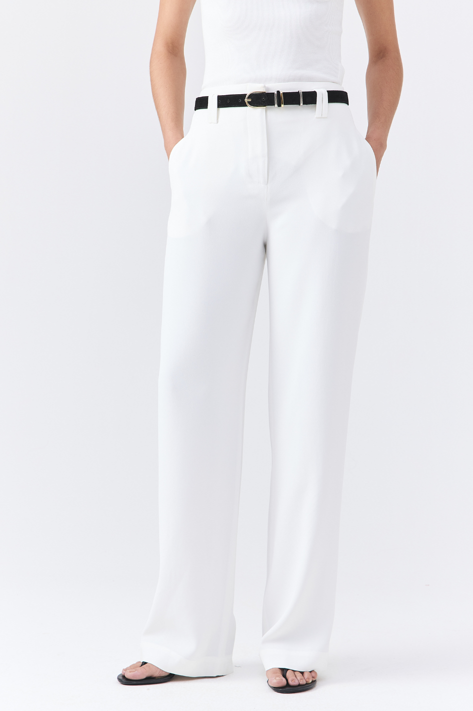 Calça de Alfaiataria Cinthia Off White