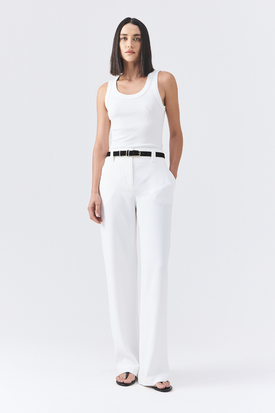 Calça de Alfaiataria Cinthia Off White