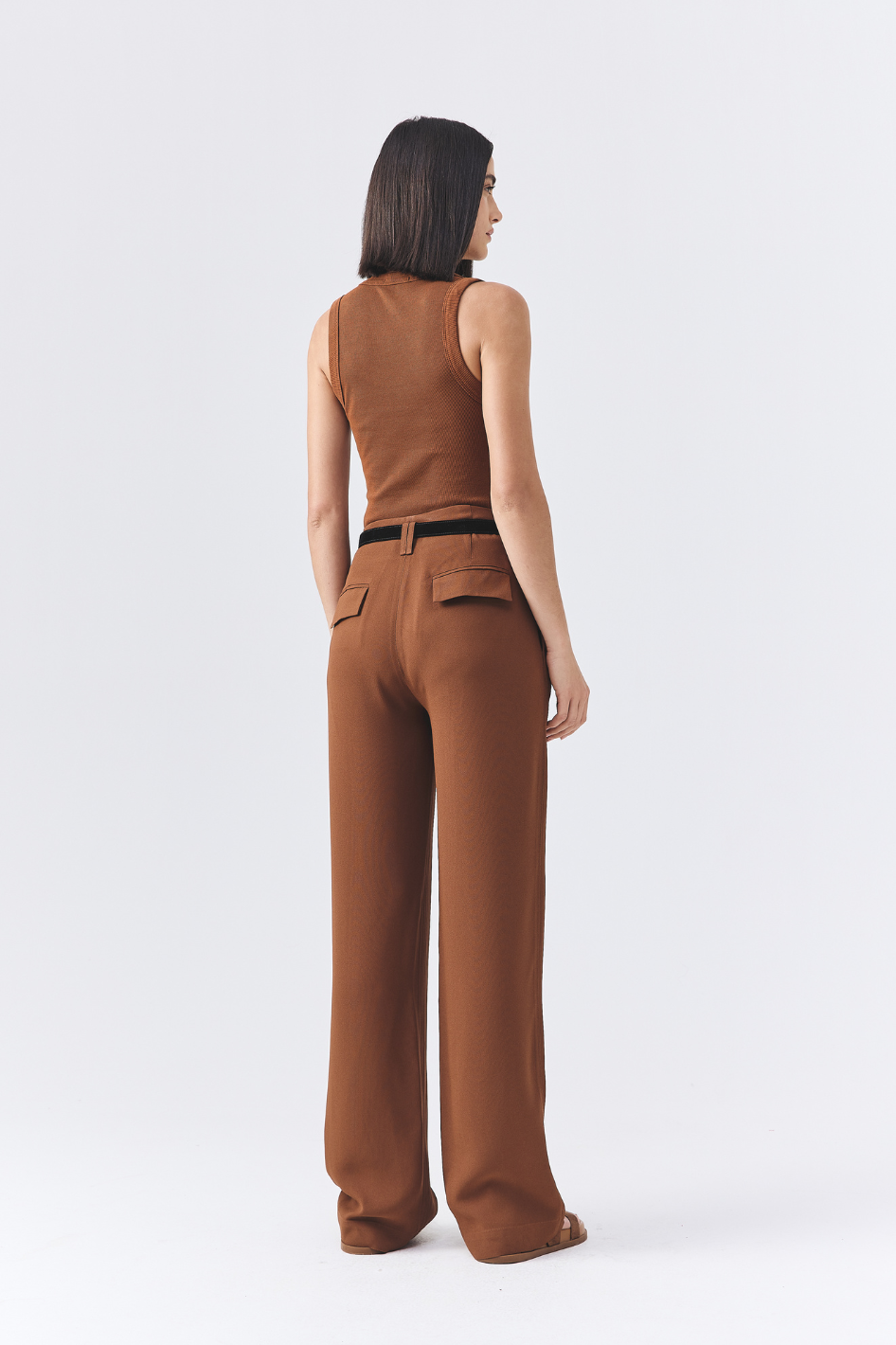 Calça de Alfaiataria Cinthia Whisky