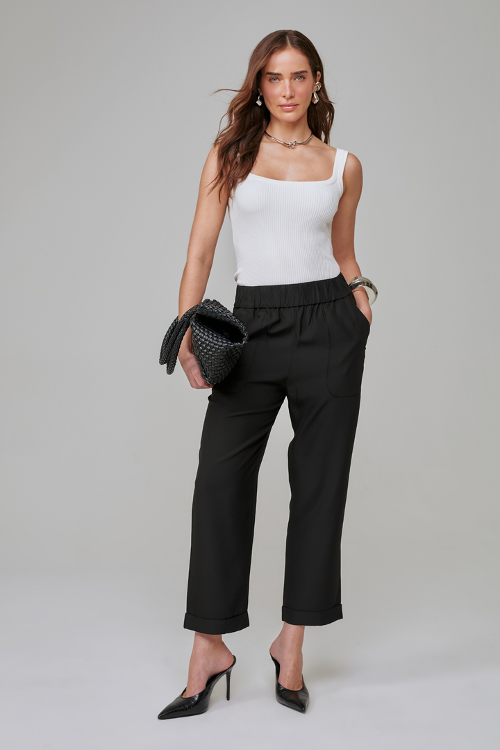 Calça de Alfaiataria Ella Preta