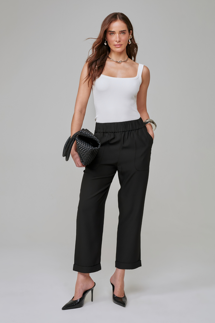 Calça de Alfaiataria Ella Preta