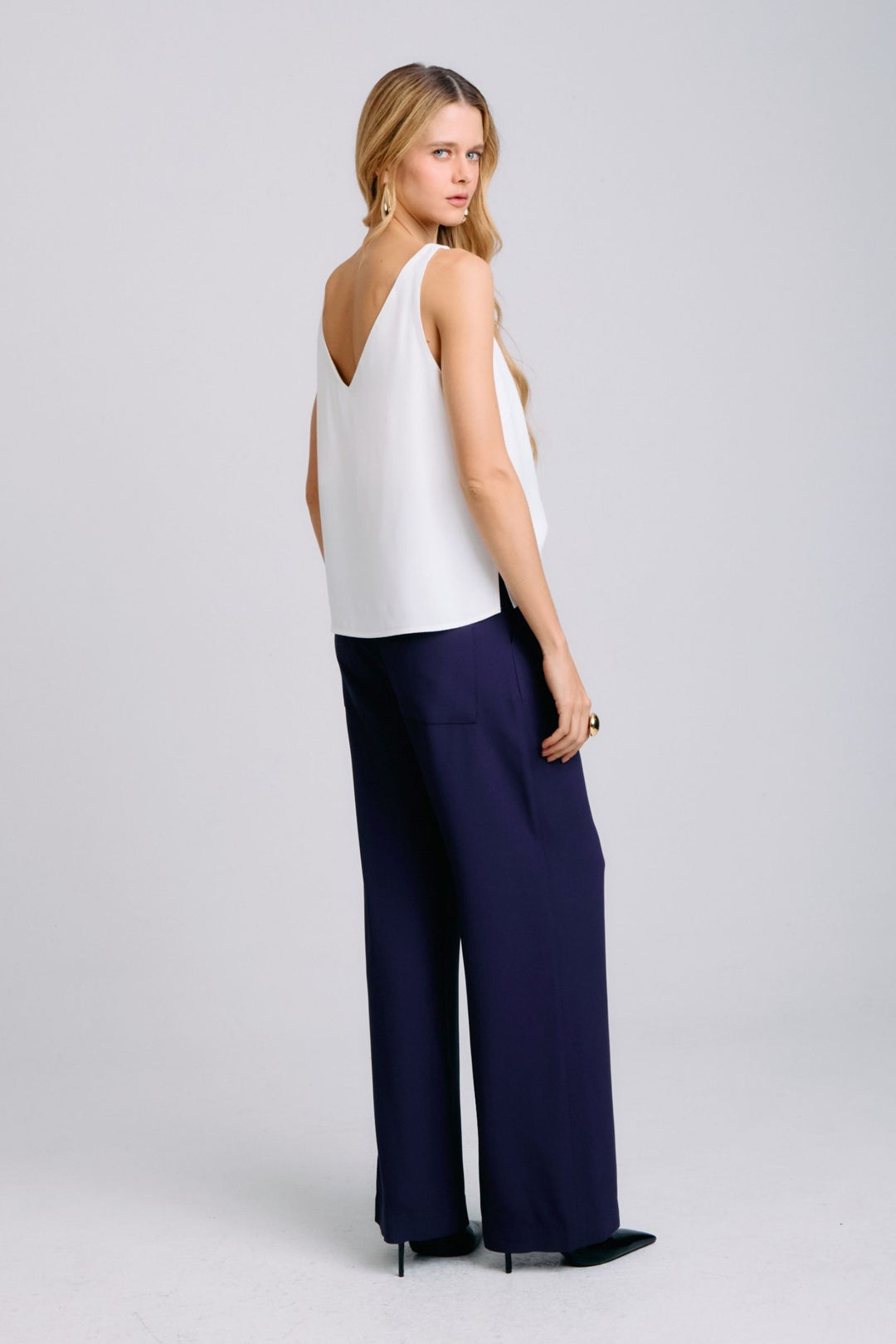 Calça de Alfaiataria Lua Azul