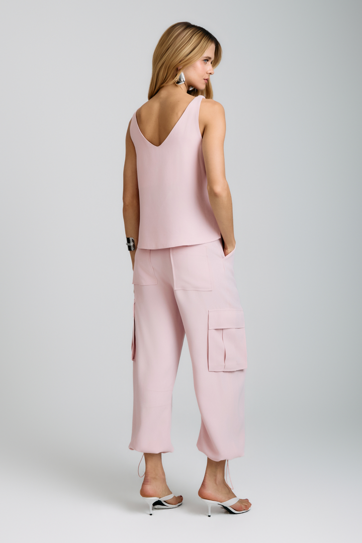 Calça de Alfaiataria Magda Rosa Blush