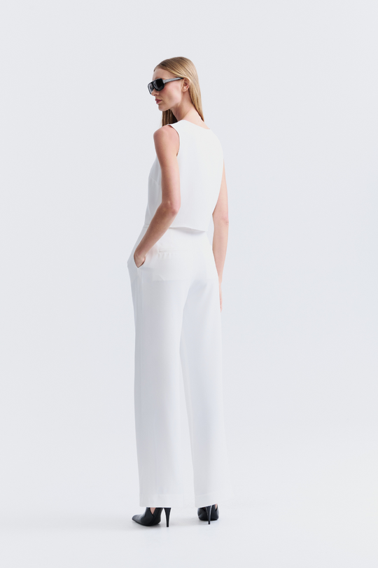 Calça de Alfaiataria NEW Off White Luiza