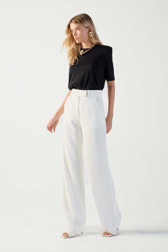 Calça de Alfaiataria NEW Off White Sara