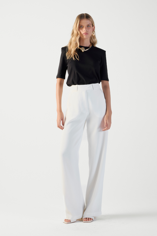 Calça de Alfaiataria NEW Off White Sara