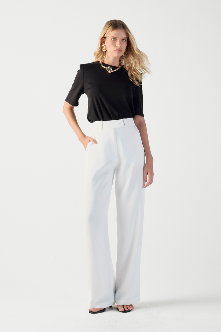 Calça de Alfaiataria NEW Off White Sara