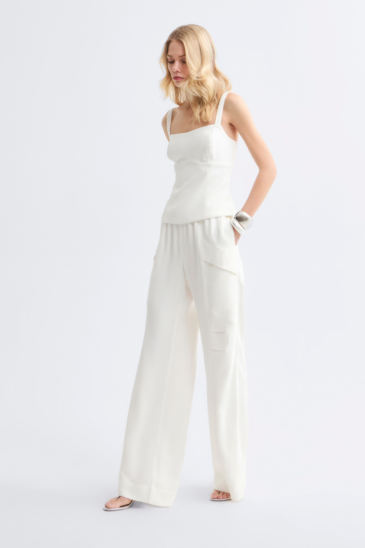 Calça de Alfaiataria New Off White Maria Julia