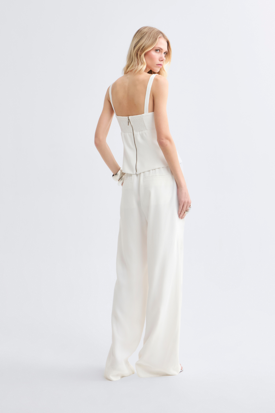 Calça de Alfaiataria New Off White Maria Julia