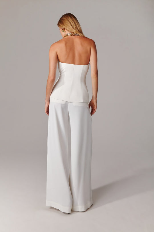 Calça de Alfaiataria NEW Off White Beatrice
