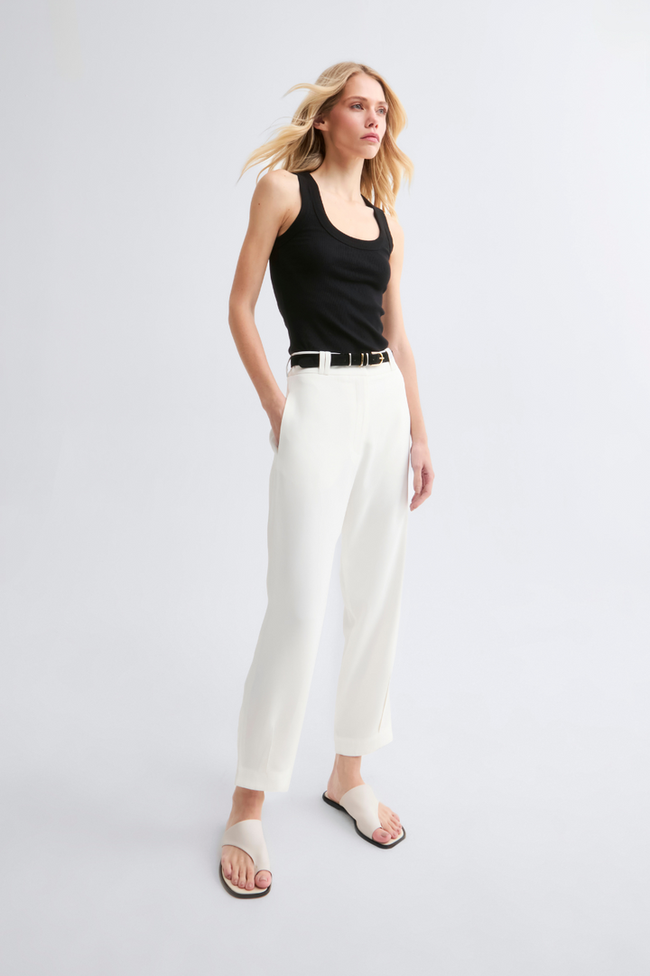 Calça de Alfaiataria Off White Olivia