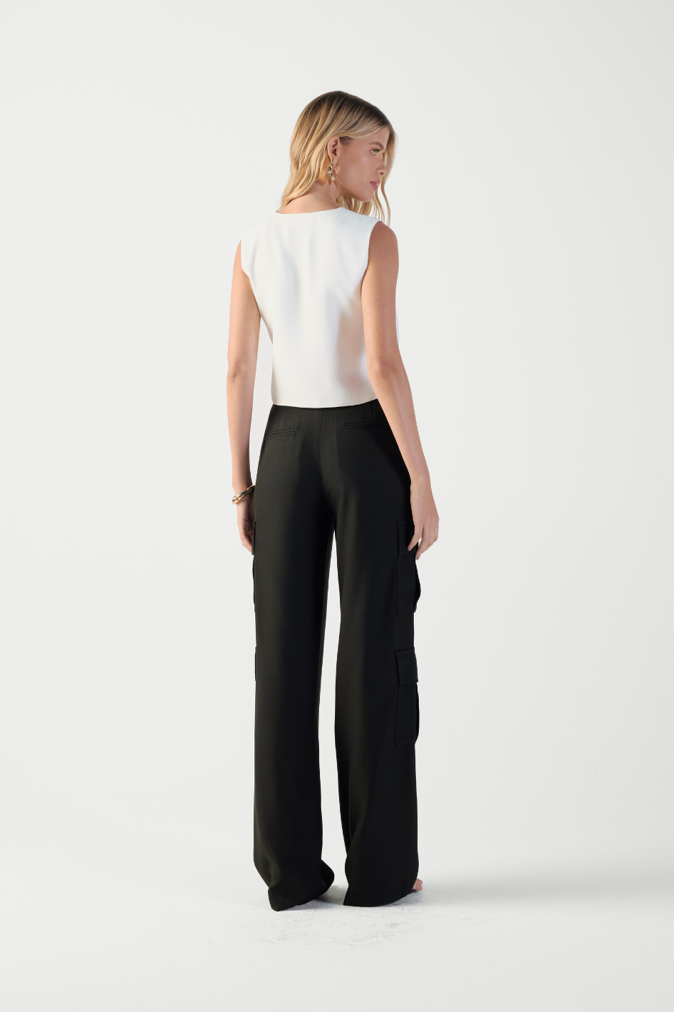 Calça de Alfaiataria Preta Jade