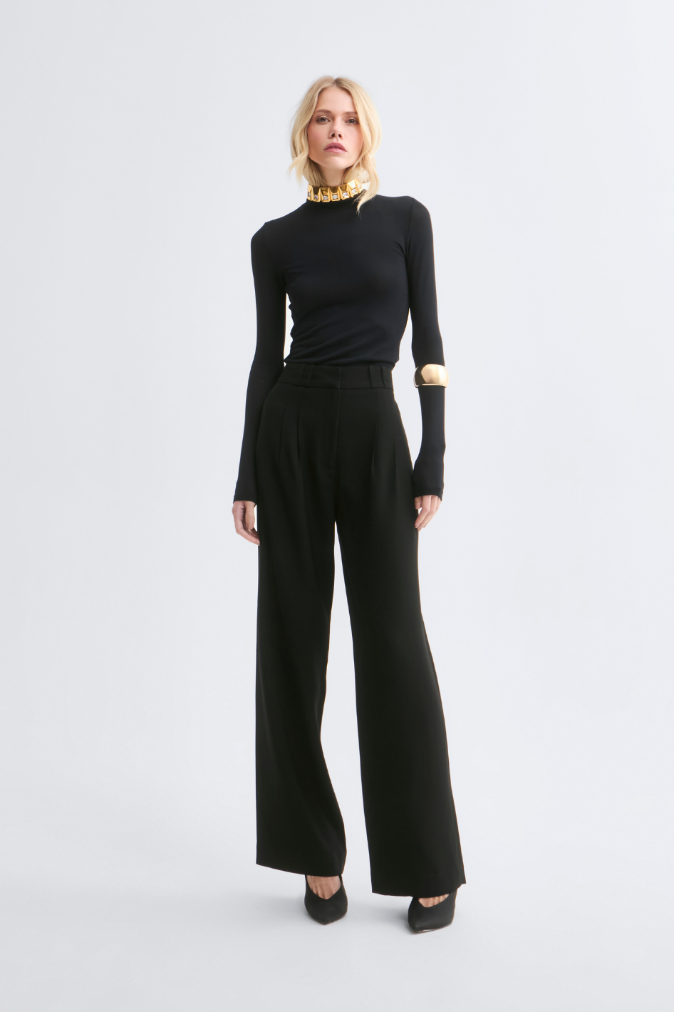 Calça de Alfaiataria Preta Luiza