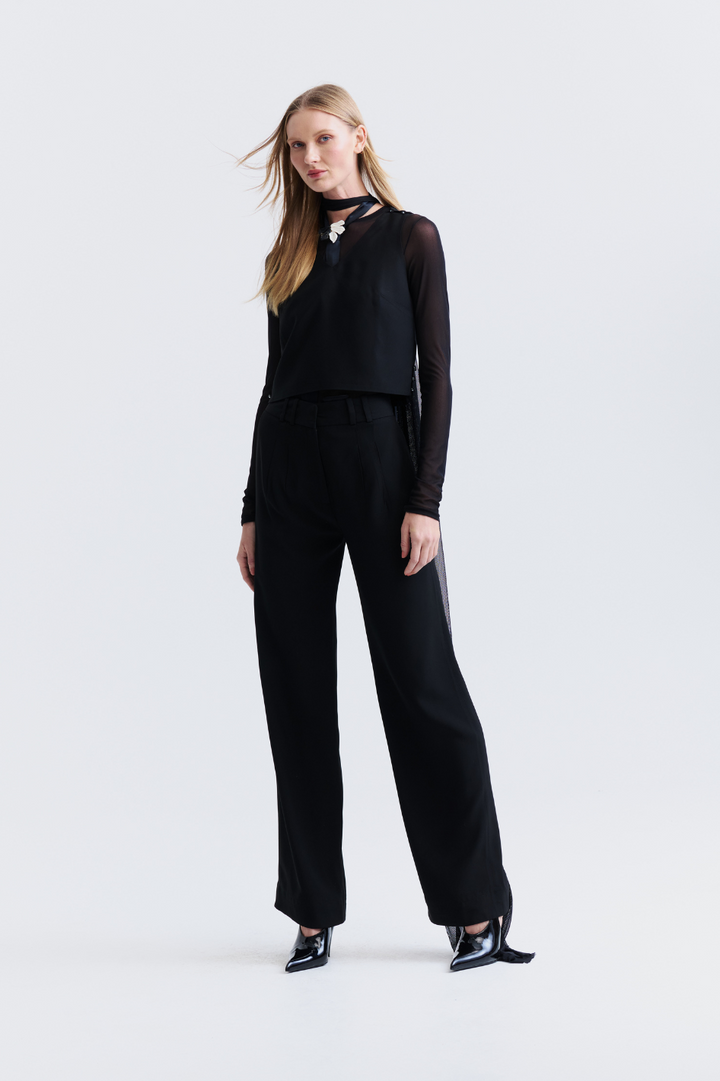 Calça de Alfaiataria Preta Luiza