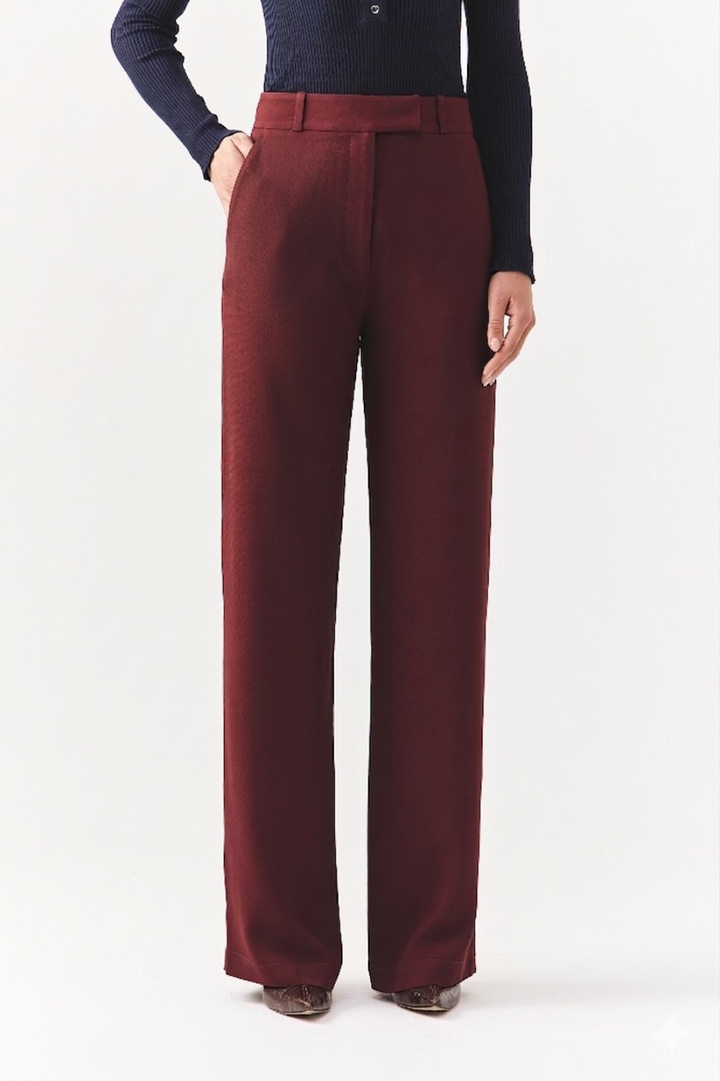 Calça de Alfaiataria Sara Wine