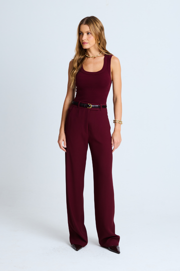 Calça de Alfaiataria Sara Wine