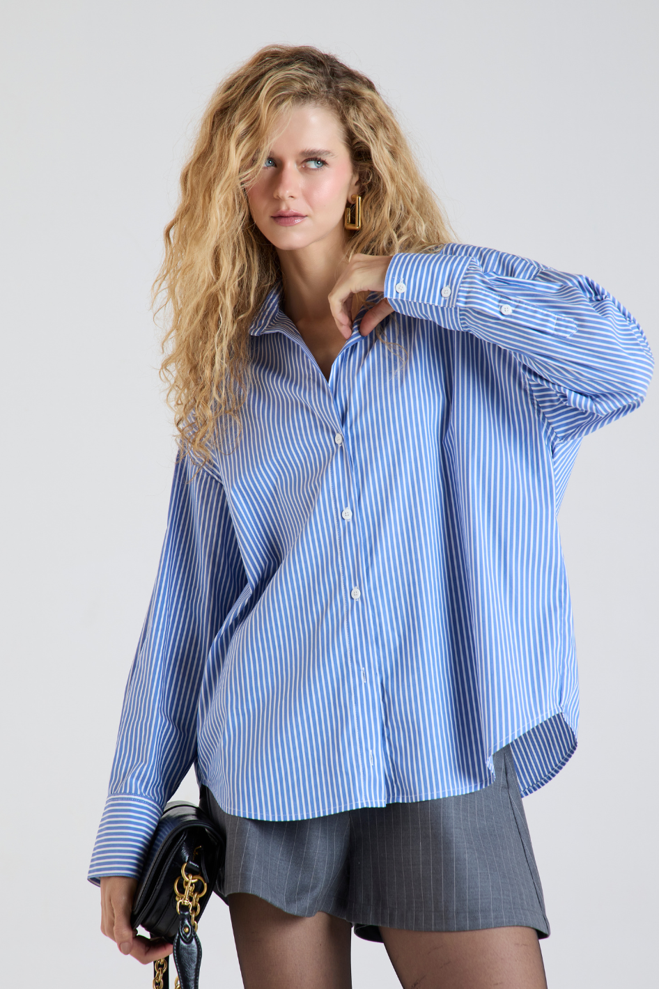 Camisa Antonia Listras Azul
