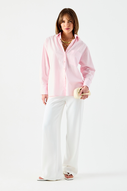 Camisa Candice Rosa Light