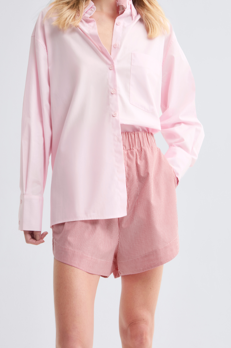 Camisa Candice Rosa Light