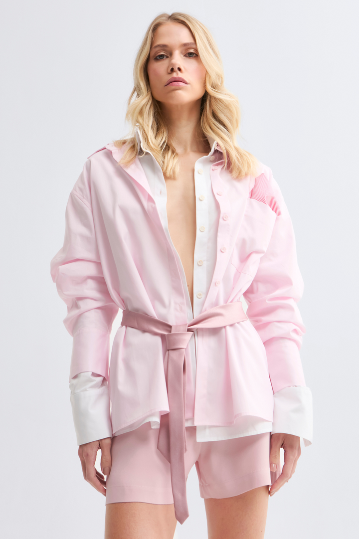 Camisa Candice Rosa Light