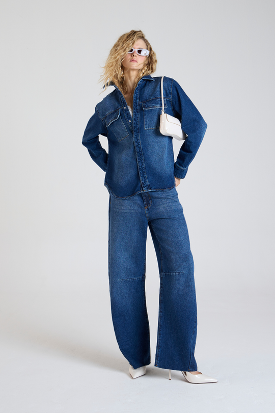 Camisa Jeans Lauren