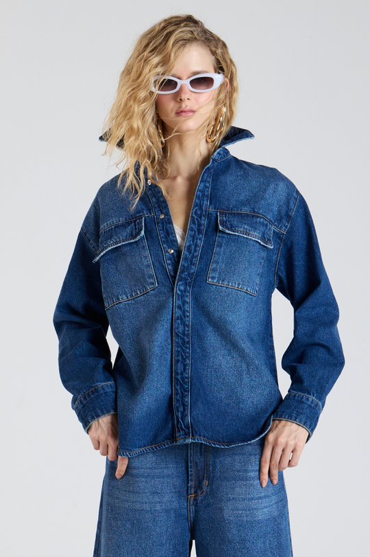 Camisa Jeans Lauren