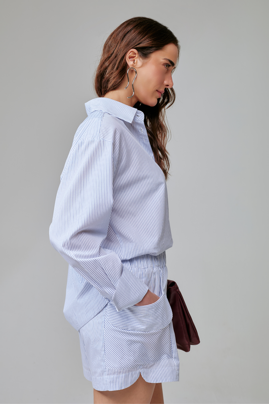 Camisa Jordana Listrada Off White
