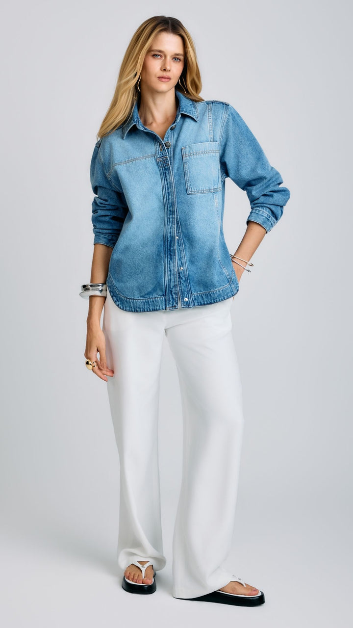 Camisa Lara Jeans Claro