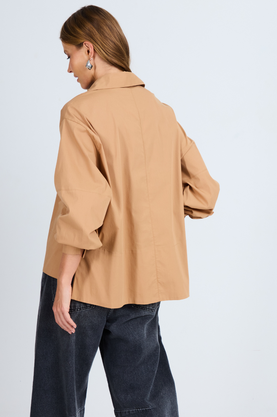 Camisa Olivia Caramelo