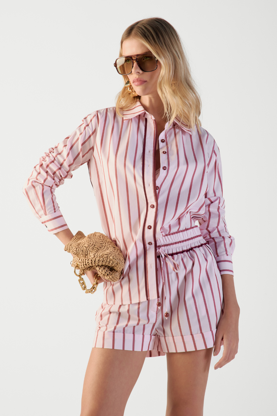 Camisa Serena Rosa Light