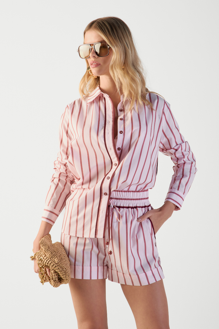 Camisa Serena Rosa Light