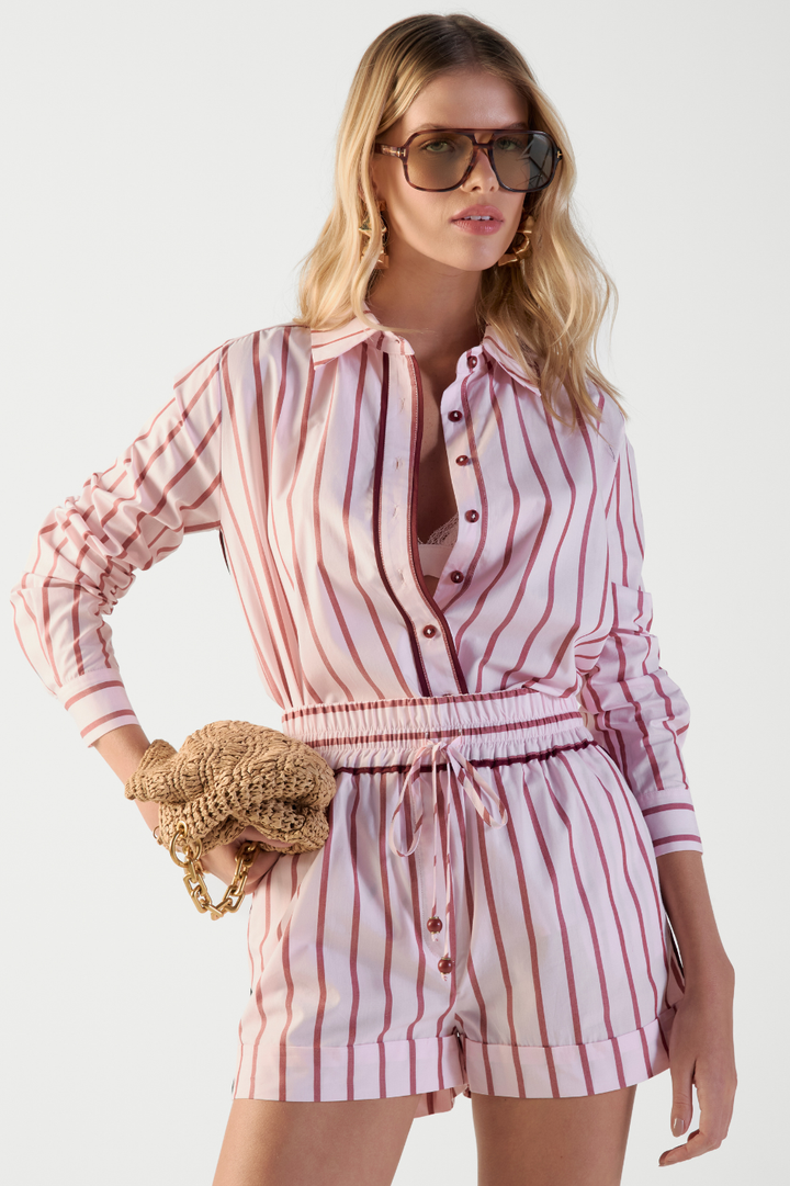 Camisa Serena Rosa Light