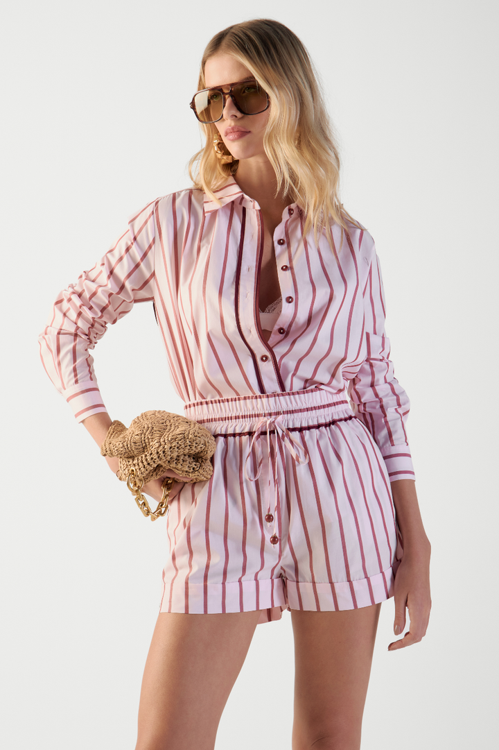 Camisa Serena Rosa Light