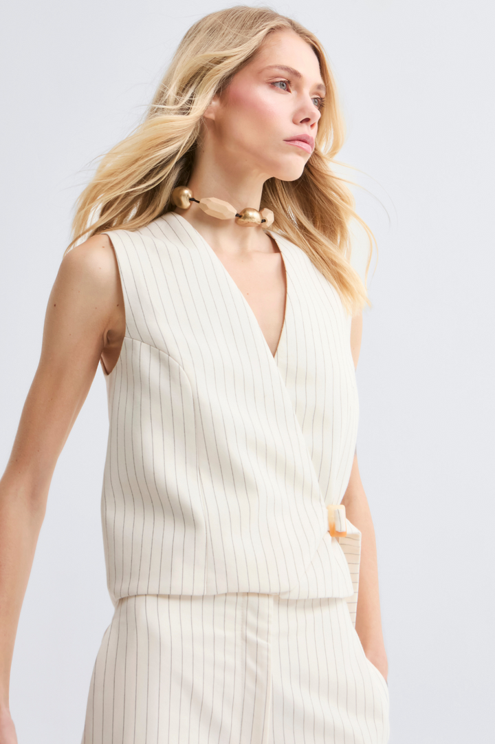 Colete de Alfaiataria Off White Mabel