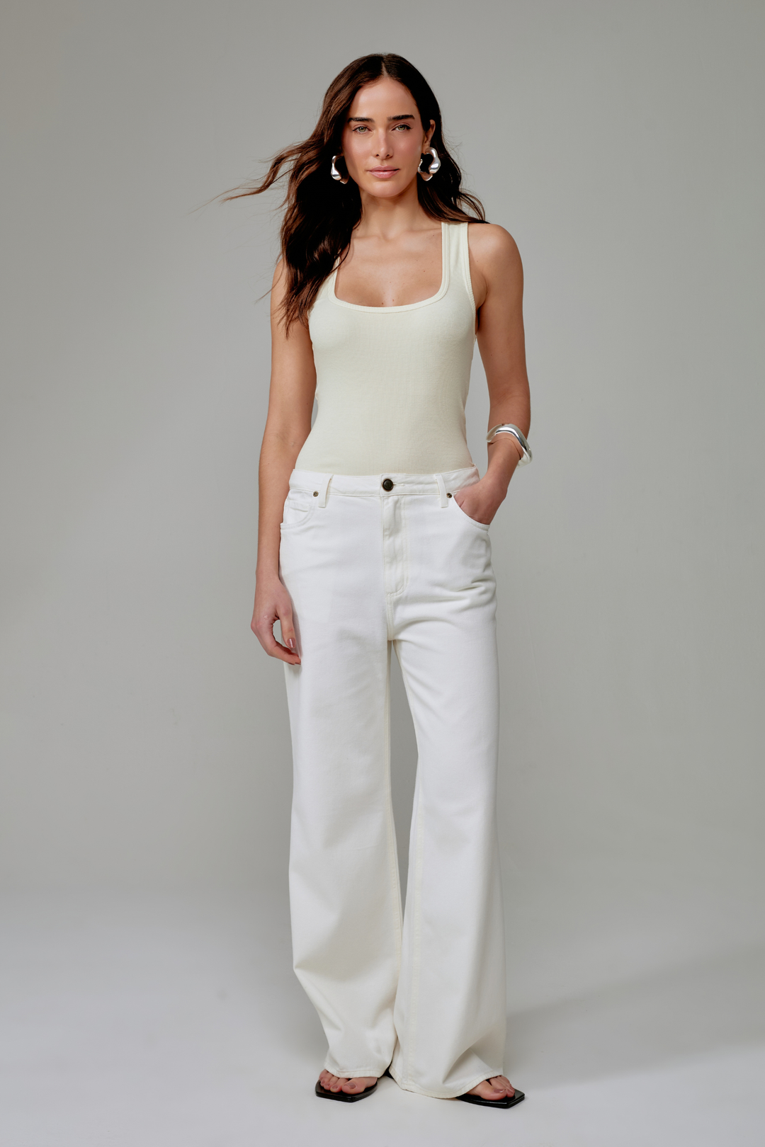 Regata Clarissa Amarelo Creme