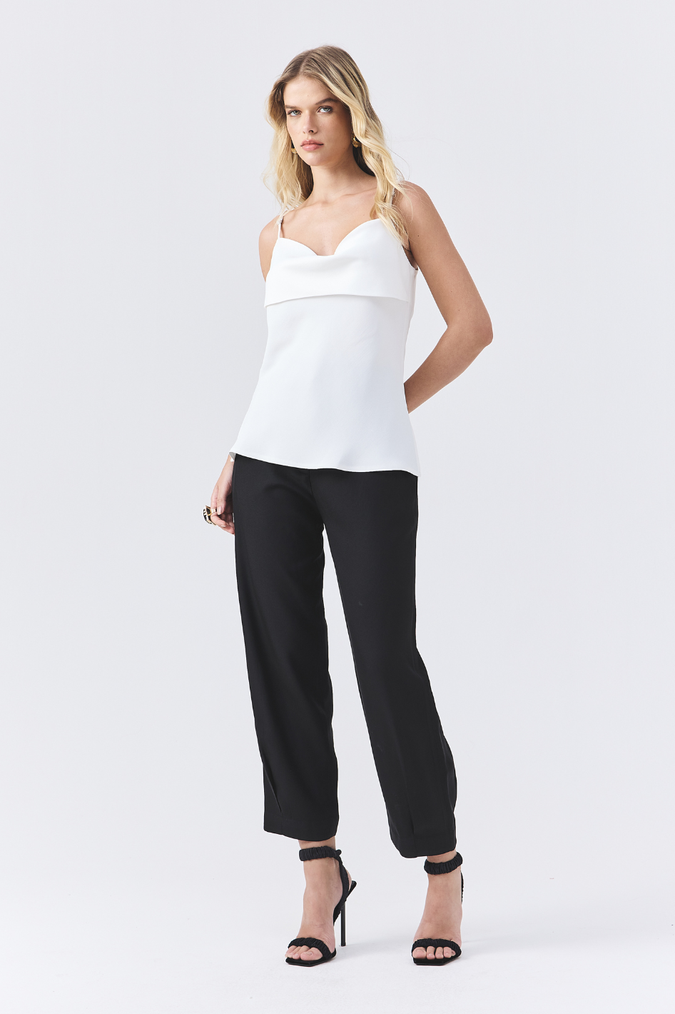 Blusa de Alfaiataria Nicky Off White