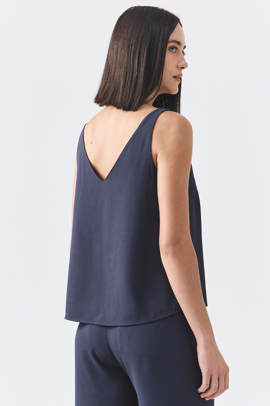 Regata de Alfaiataria Rafaela Azul Marinho