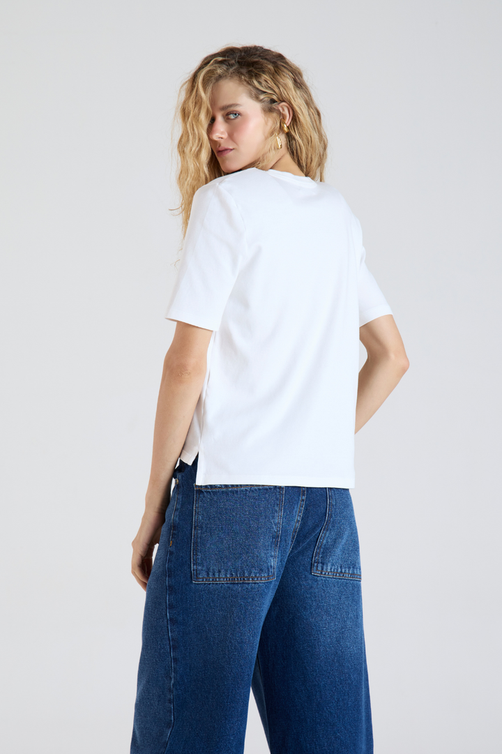 T-shirt Fran Off White