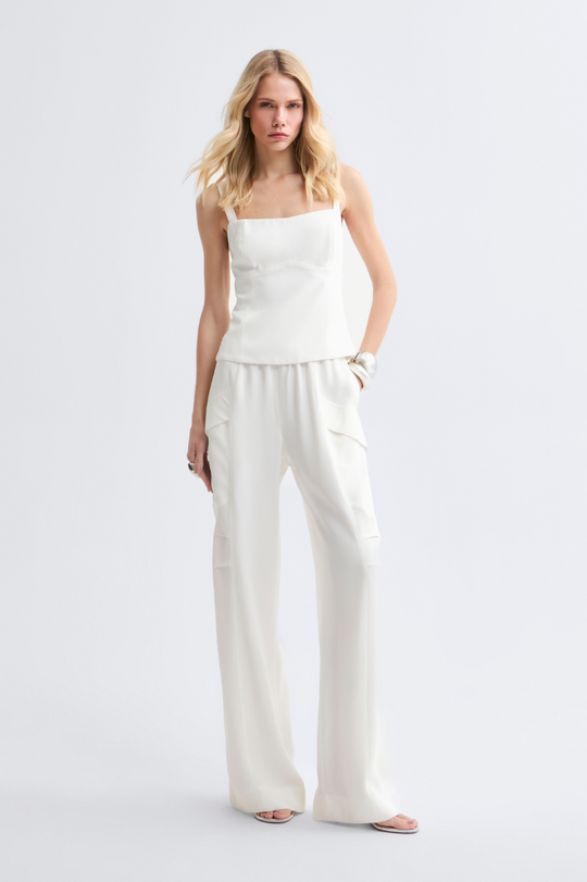 Top de Alfaiataria Vanessa Off White