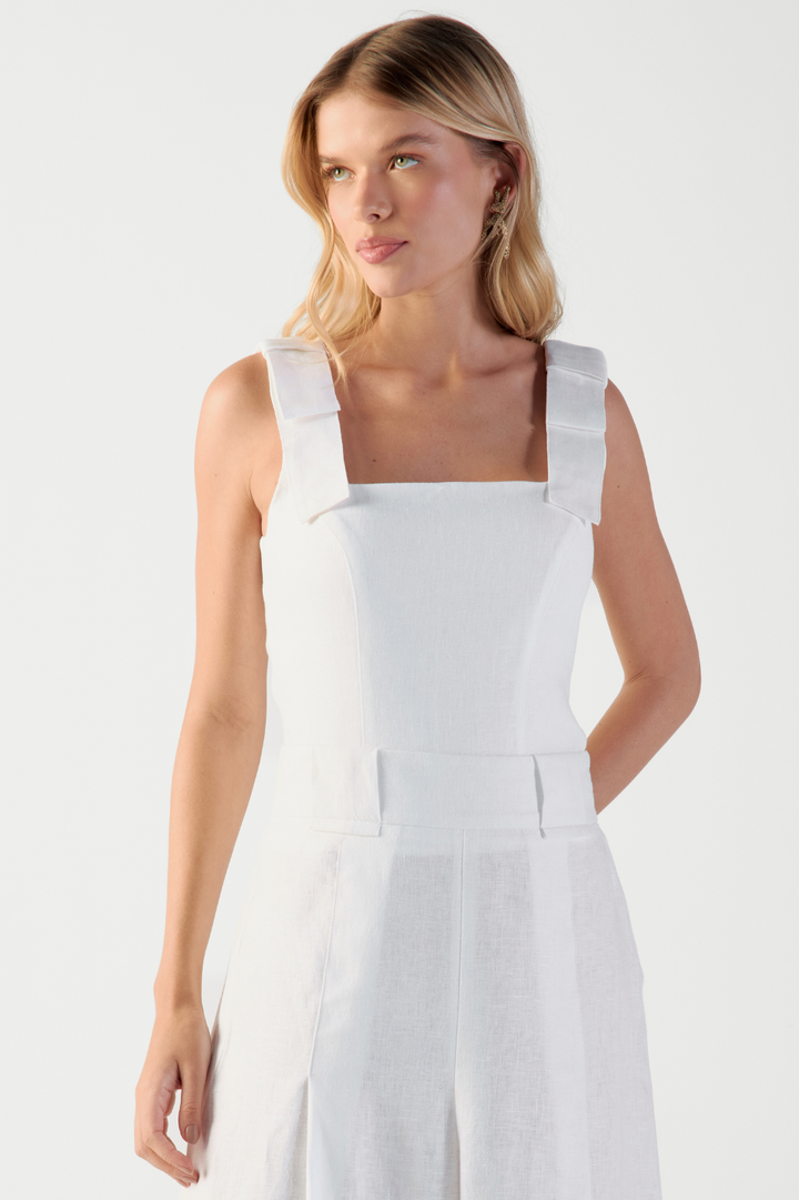 Top de Linho Off White Brunella